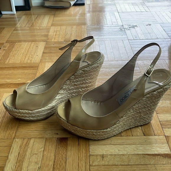 Jimmy Choo Patent Espadrilles - Picture 7 of 9